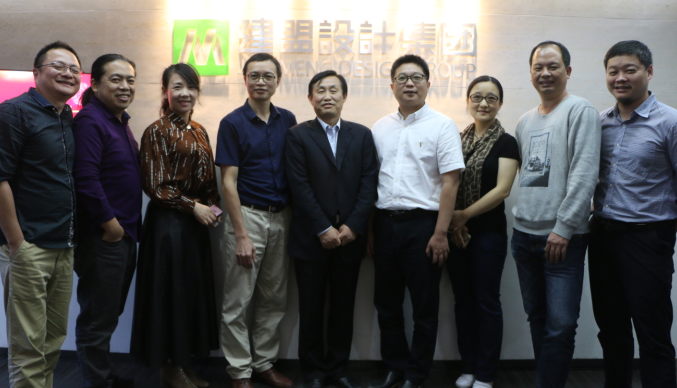 华侨大学黄安民西席一行莅临腾博汇游戏官网考察指导