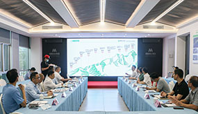 厦门墟市美区胡旭彬区长一行莅临腾博汇游戏官网集团调研